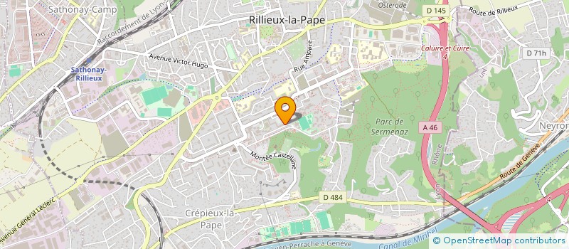 localisation de l'entreprise MADAME SANA AIT EL HADJ  RILLIEUX LA PAPE