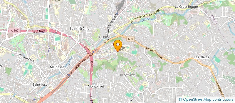 localisation de l'entreprise MADAME SANA AMOR  MARSEILLE