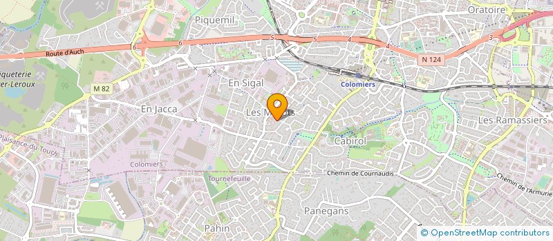localisation de l'entreprise MADAME SANA AYARI à COLOMIERS