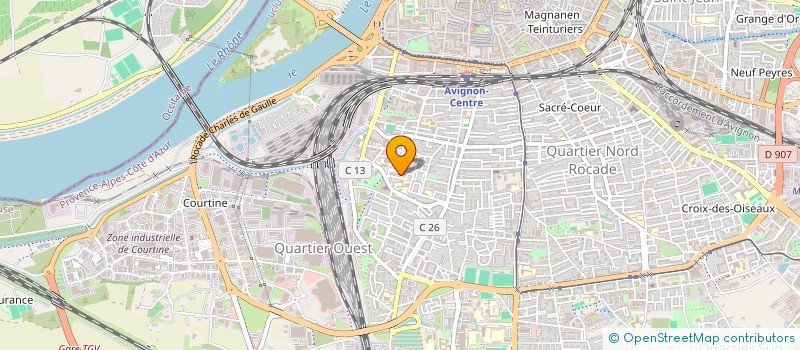 localisation de l'entreprise MADAME SANA AZEFOUR  AVIGNON