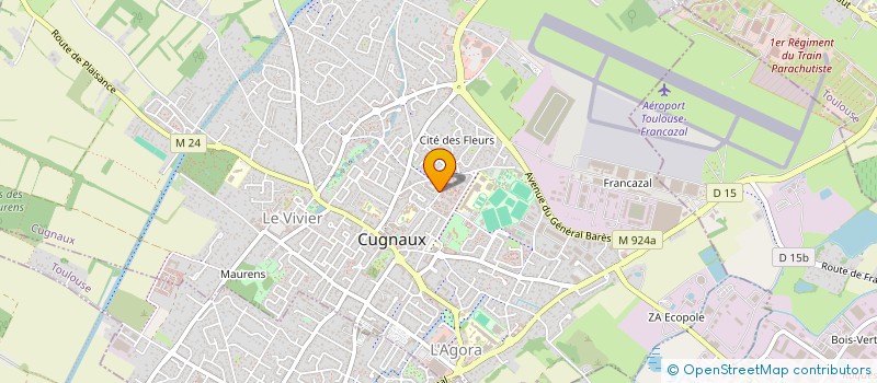 localisation de l'entreprise MADAME SANA AZMI  CUGNAUX