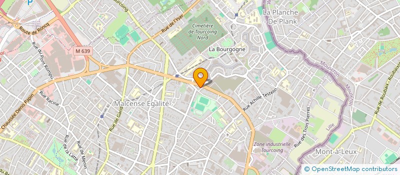 localisation de l'entreprise MADAME SANA BENABDELLAZIZ  TOURCOING