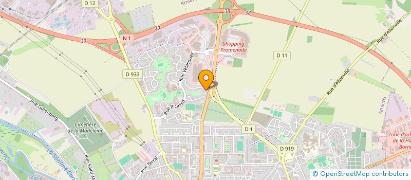 localisation de l'entreprise MADAME SANA BENHIJA  AMIENS