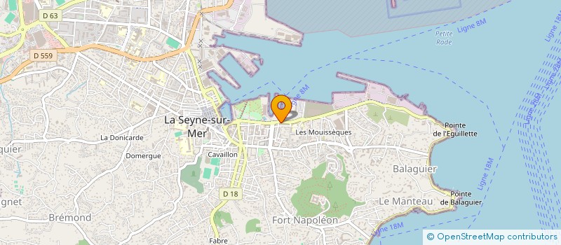 localisation de l'entreprise MADAME SANA BOUKILI à LA SEYNE-SUR-MER