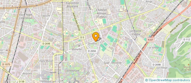 localisation de l'entreprise MADAME SANA BOURAOUI  GRENOBLE