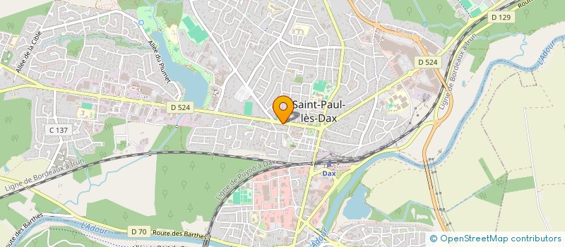 localisation de l'entreprise MADAME SANA BOUTARKHA à SAINT-PAUL-LES-DAX