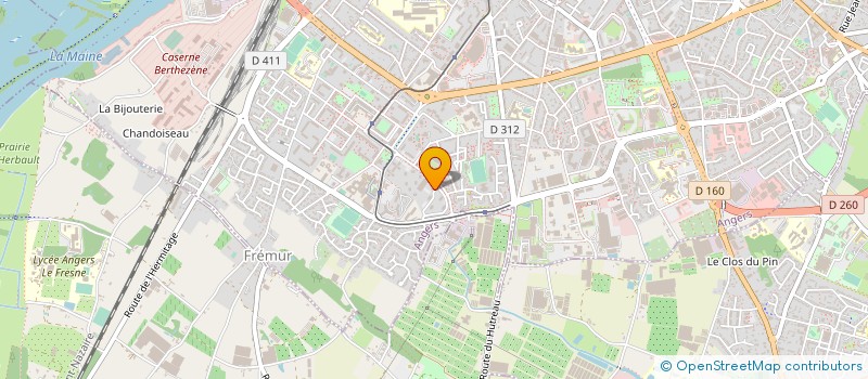 localisation de l'entreprise MADAME SANA DERNI à ANGERS