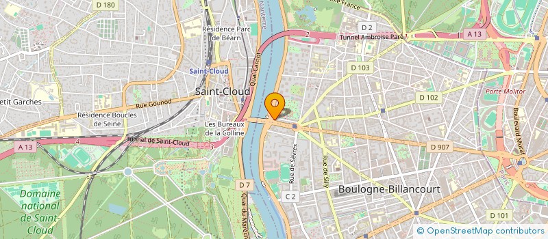 localisation de l'entreprise MADAME SANA DRIDI à BOULOGNE BILLANCOURT