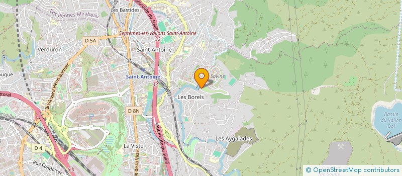 localisation de l'entreprise MADAME SANA DRIDI à MARSEILLE