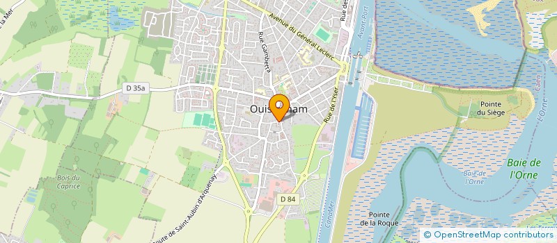 localisation de l'entreprise MADAME SANA EL FETOUHI à OUISTREHAM