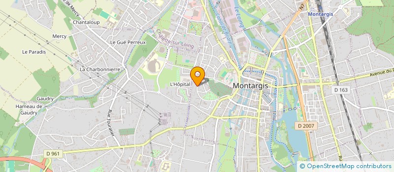 localisation de l'entreprise MADAME SANA EL KHAMLICHI  MONTARGIS