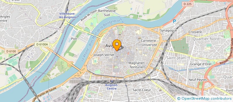 localisation de l'entreprise MADAME SANA EL MAHDAOUI  AVIGNON