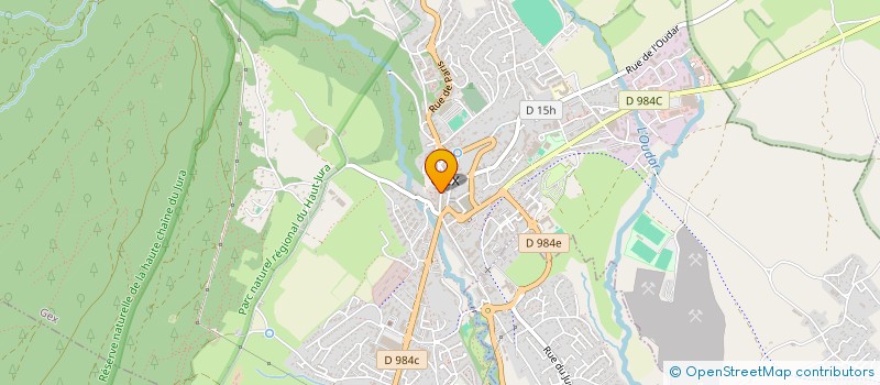 localisation de l'entreprise MADAME SANA FITAS  GEX