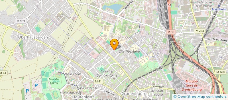 localisation de l'entreprise MADAME SANA GRAMHI  STRASBOURG