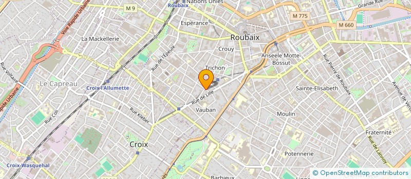 localisation de l'entreprise MADAME SANA GUABGAB  ROUBAIX