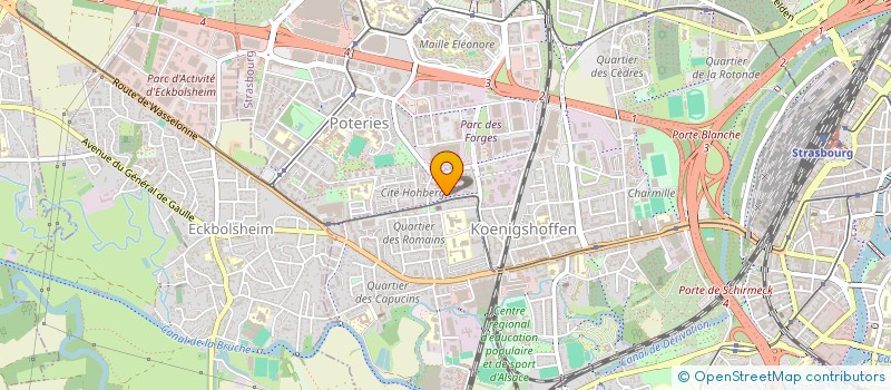 localisation de l'entreprise MADAME SANA HADDIOUI  STRASBOURG