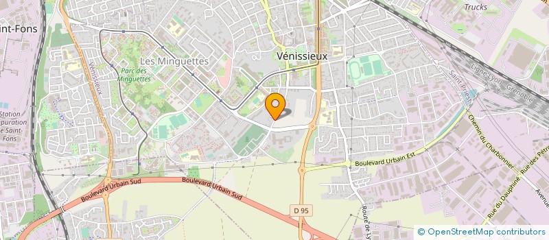 localisation de l'entreprise MADAME SANA HELLAL  VENISSIEUX