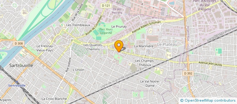 localisation de l'entreprise MADAME SANA HMOUDA à SARTROUVILLE