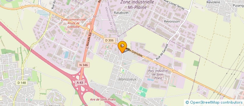 localisation de l'entreprise MADAME SANA KORATI  ST PRIEST