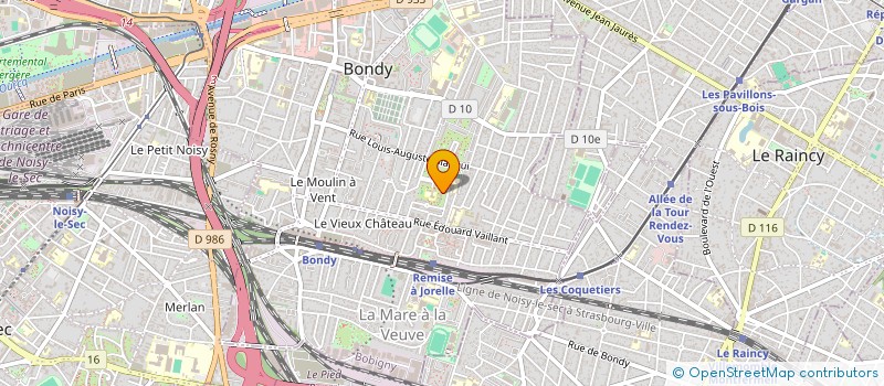 localisation de l'entreprise MADAME SANA LAMTARB  BONDY