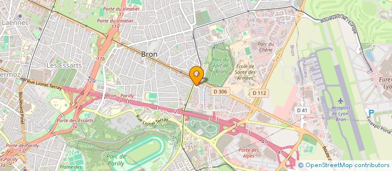 localisation de l'entreprise MADAME SANA LAOUAR  BRON