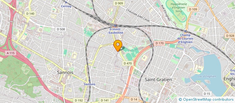 localisation de l'entreprise MADAME SANA LEDRAA  SANNOIS