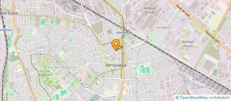 localisation de l'entreprise MADAME SANA MABROUK à VENISSIEUX