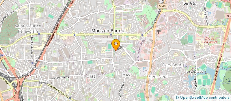 localisation de l'entreprise MADAME SANA MAMOUN  MONS-EN-BARUL