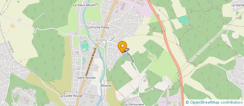 localisation de l'entreprise MADAME SANA MANAD à GRAVIGNY