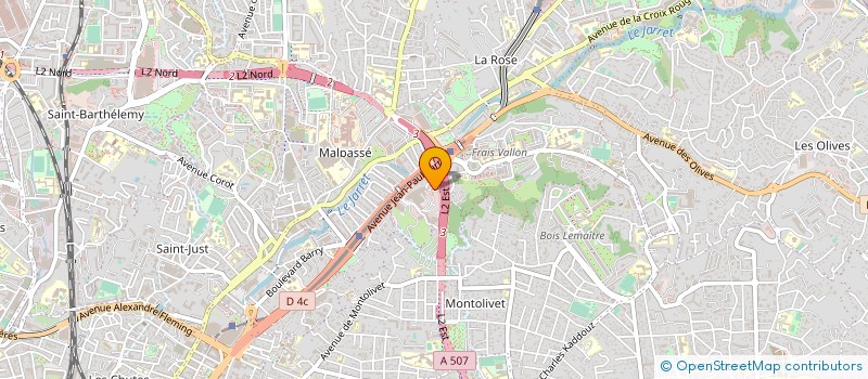 localisation de l'entreprise MADAME SANA MANNAI à MARSEILLE 13