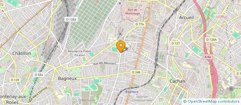 localisation de l'entreprise MADAME SANA MAREGHNI à BAGNEUX