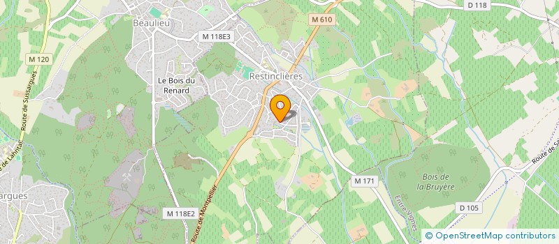 localisation de l'entreprise MADAME SANA NAJIB  RESTINCLIERES