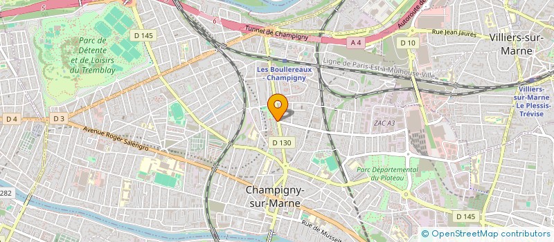 localisation de l'entreprise MADAME SANA NASSER à CHAMPIGNY-SUR-MARNE