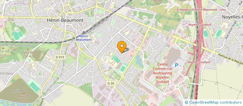 localisation de l'entreprise MADAME SANA NEMICHE à HENIN-BEAUMONT