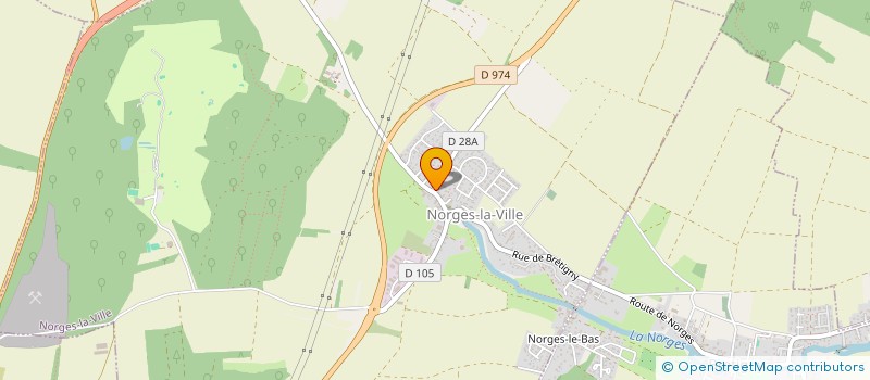 localisation de l'entreprise MADAME SANA ROMDHANE  NORGES-LA-VILLE