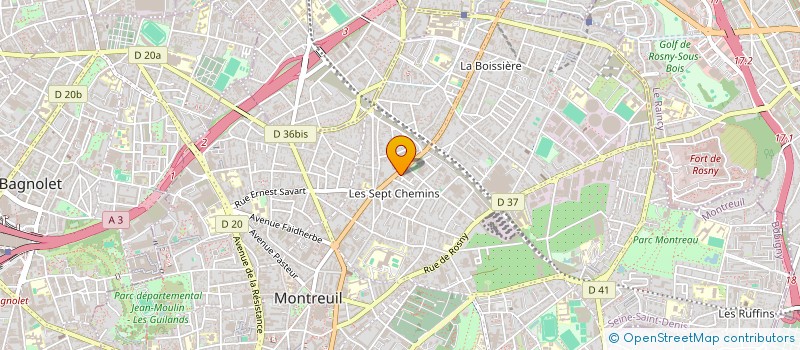 localisation de l'entreprise MADAME SANA SAADAOUI à MONTREUIL