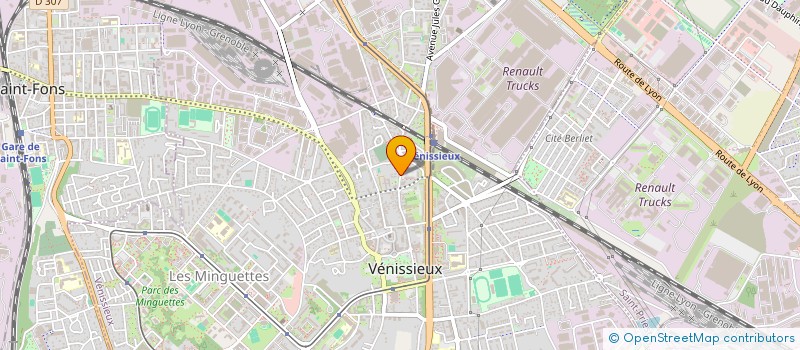 localisation de l'entreprise MADAME SANA SOUID  VENISSIEUX