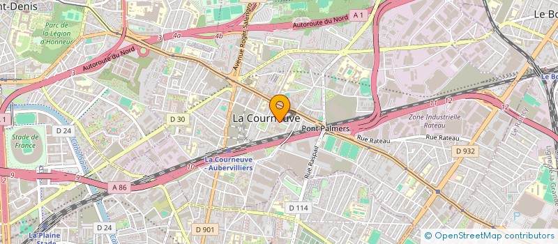localisation de l'entreprise MADAME SANA TOBAL à LA COURNEUVE