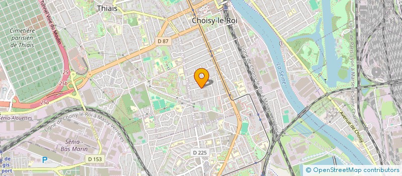 localisation de l'entreprise MADAME SANA YOUSSEF à CHOISY-LE-ROI