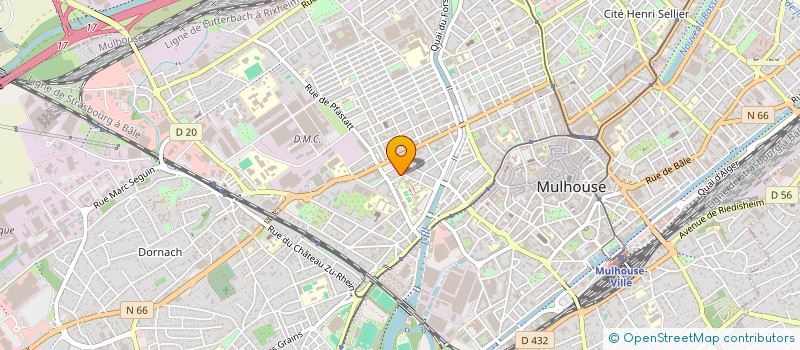 localisation de l'entreprise MADAME SANAA ADDAL  MULHOUSE