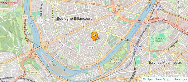 localisation de l'entreprise MADAME SANAA AJOUID à BOULOGNE-BILLANCOURT