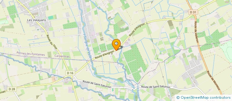 localisation de l'entreprise MADAME SANAA BEN MASSOUD à PERNES-LES-FONTAINES