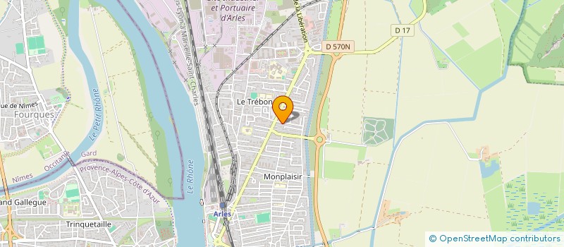 localisation de l'entreprise MADAME SANAA BOUOIDINA à ARLES