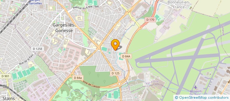 localisation de l'entreprise MADAME SANAA CHARRADI  GARGES-LES-GONESSE