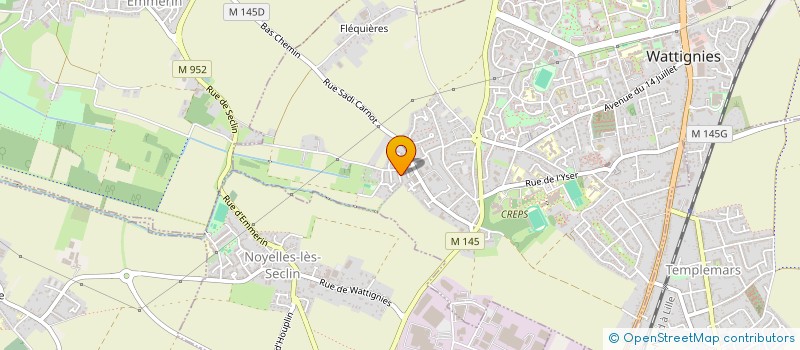 localisation de l'entreprise MADAME SANAA CHOUBAI  WATTIGNIES