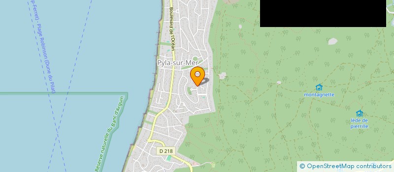 localisation de l'entreprise MADAME SANAA CHRAIBI à LA TESTE-DE-BUCH