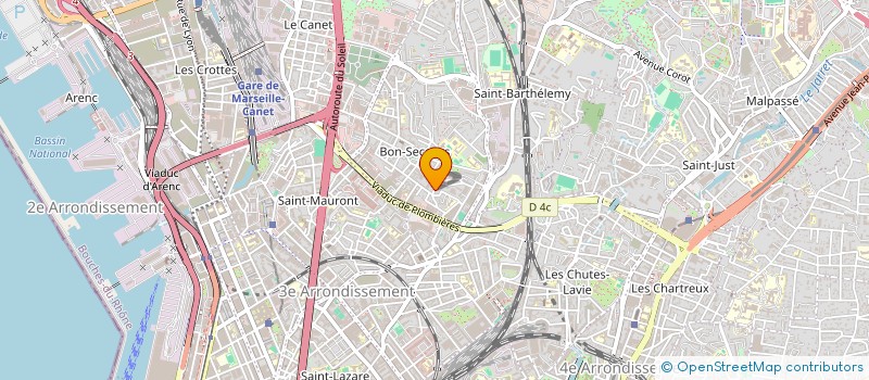 localisation de l'entreprise MADAME SANAA ED DAHIA  MARSEILLE