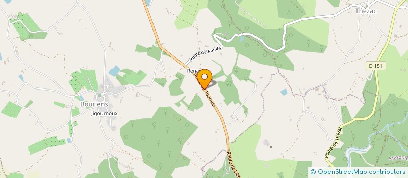 localisation de l'entreprise MADAME SANAA EDDINY  BOURLENS