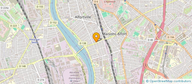 localisation de l'entreprise MADAME SANAA EZZEDDINE  ALFORTVILLE