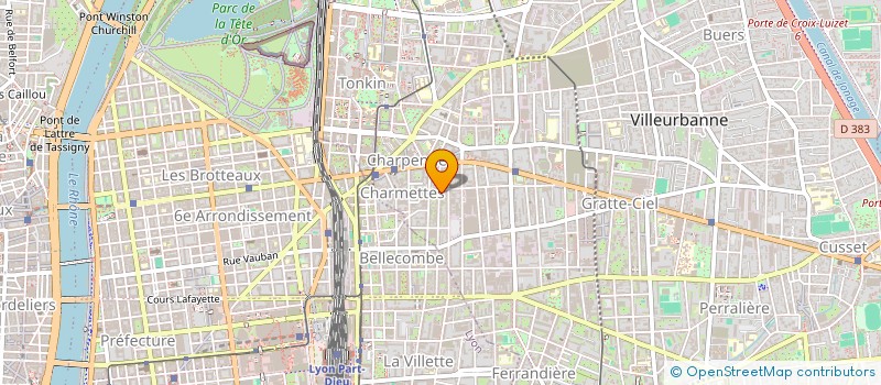 localisation de l'entreprise MADAME SANAA FARISSI  VILLEURBANNE